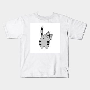 Gray tabby cat Kids T-Shirt